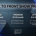 backtofrontshow pricing