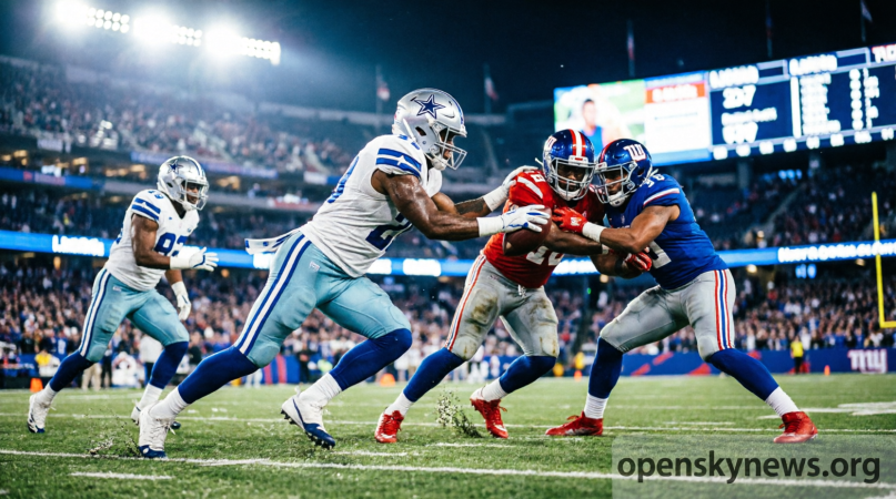 dallas cowboys vs new york giants match player stats